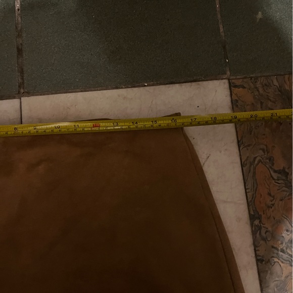 Pink Lily Tan Suede Mini Skirt - Picture 5 of 5